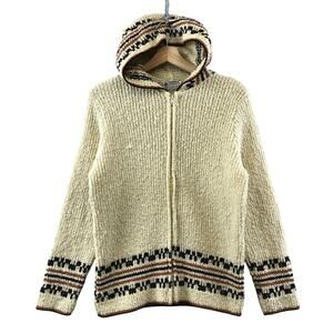 Vintage Tundra Canda Womans Zip Up Hoodie sweater size M